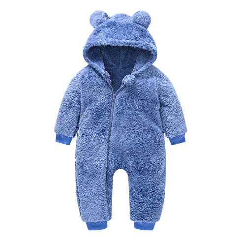 Baby's Cute Wool Sweater Jumpsuit